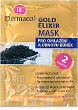 Fragrances, Perfumes, Cosmetics Rejuvenating Mask - Dermacol Gold Elixir Caviar Face Mask