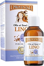 Fragrances, Perfumes, Cosmetics Linseed Hair Oil - I Provenzali Pure Linseed Oil