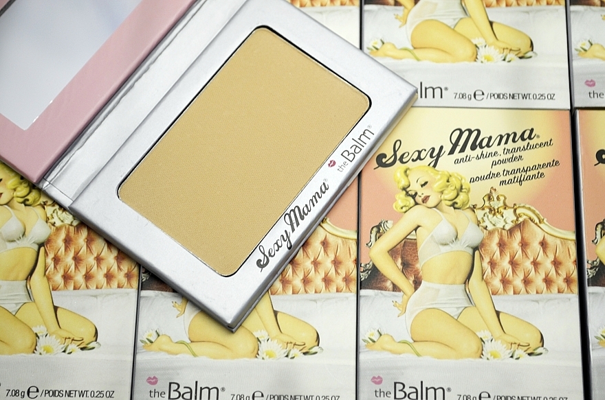 Transparent Mattifying Powder - TheBalm Sexy Mama Anti-Shine Powder — photo N4