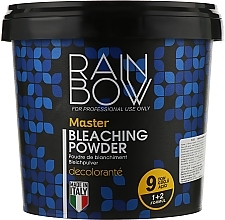 Fragrances, Perfumes, Cosmetics Blue Powder for Hair Lightening - Rainbow Professional Master Bleaching Powder