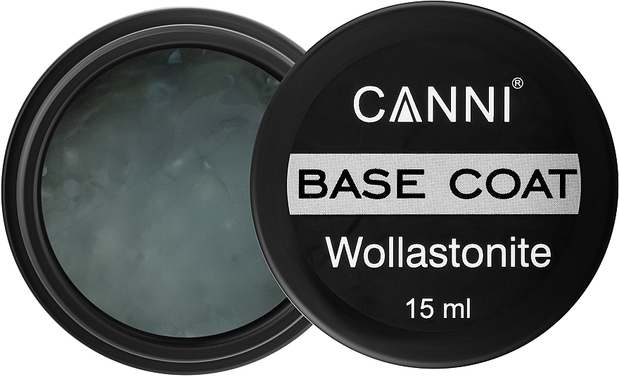 Repairing Base Coat, 15 ml - Canni Wollastonite Base Coat — photo N1