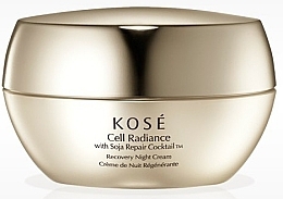 Fragrances, Perfumes, Cosmetics Revitalizing Night Face Cream - KOSE Soja Repair Cocktail Cell Radiance Recovery Night Cream