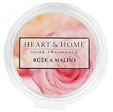 Fragrances, Perfumes, Cosmetics Scented Wax 'Rose & Raspberry' - Heart & Home Raspberry & Rose Blossom Wax Melt