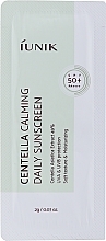 Sunscreen with Centella Extract - Iunik Centella Calming Daily Sunscreen SPF50+ (sample) — photo N1