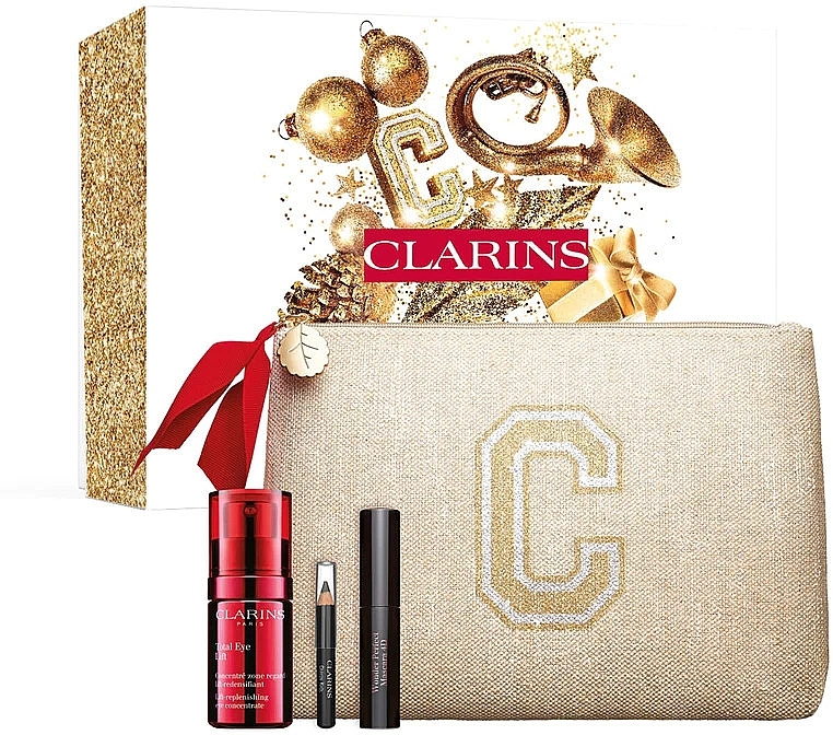 Clarins Multi-Intensive Total Eye Lift Set (eye/conc/15ml + mascara/3ml + eye/pencil/0.39g+ bag) - Set — photo N1