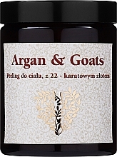 Fragrances, Perfumes, Cosmetics Body Scrub with Salt and Sugar 'Argan and Goat Milk' - Soap & Friends Body Scrub