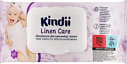 Fragrances, Perfumes, Cosmetics Baby Wipes, 50 pcs - Kindii Linen Care