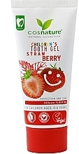 Kids Natural Strawberry Gel Toothpaste - Cosnature — photo N7