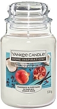 瓶に入った香りのキャンドル - Yankee Candle Home Inspiration Pomegranate Coconut — photo N1