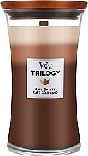 Fragrances, Perfumes, Cosmetics Scented Candle in Glass - Woodwick Trilogy Candle Large Cafe Sweets