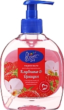 Skin Care Liquid Soap "Strawberry & Orchid" - Flower Shop — photo N4