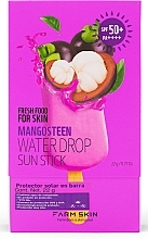 Sunscreen Stick - Farm Skin Fresh Food For Skin Mangosteen Water Drop Sun Stick SPF50+ — photo N2
