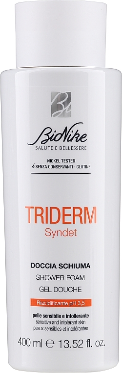 Shower Foam - BioNike Triderm Reacidifying Shower Foam pH 3.5 — photo N1