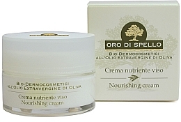 Fragrances, Perfumes, Cosmetics Nourishing Face Cream - Oro di Spello Nourishing Face Cream