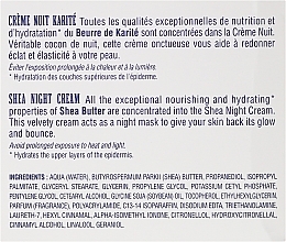 Shea Butter Night Face Cream - Institut Karite Shea Night Cream — photo N3