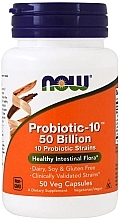 Probiotic-10, 50 billion - Now Foods Probiotic-10, 50 Billion — photo N1