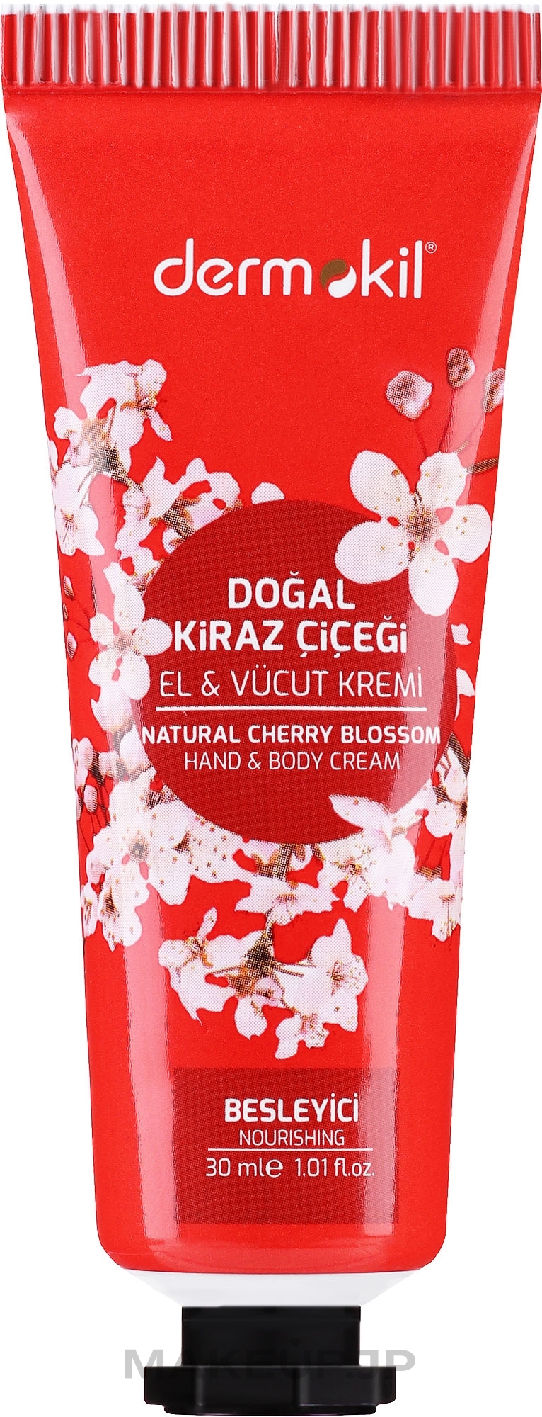 Cherry Blossom Hand & Body Cream - Dermokil Hand & Body Cream With Cherry Blossom — photo 30 ml