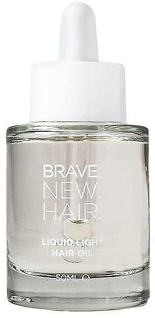 2-in-1 Hair Serum & Oil - Brave New Hair Liquid Light Hair Oil — photo N2