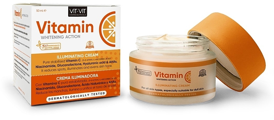 Brightening Face Cream - Diet Esthetic Vitamin C Brightening Face Cream — photo N1