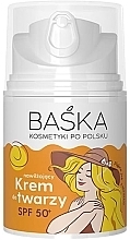 Moisturizing Face Cream SPF 50 - Baska — photo N1