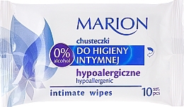 Fragrances, Perfumes, Cosmetics Hypoallergenic Intimate Wash Wipes, 10 pcs - Marion