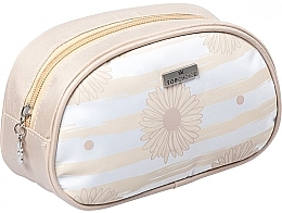 Fragrances, Perfumes, Cosmetics Makeup Bag "Marguerite", 98079, beige - Top Choice