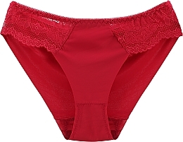 Invisible Panties with Lace, red - Moraj — photo N1