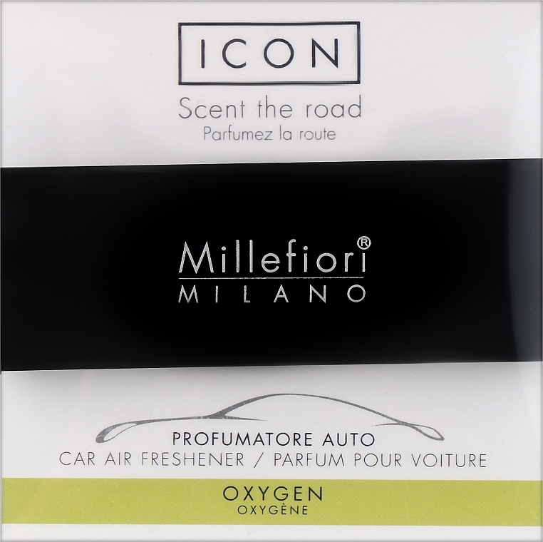 Car Air Freshener 'Classic: Oxygen' - Millefiori Milano Icon Car Classic Fragrance Oxygen — photo N1