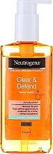 Fragrances, Perfumes, Cosmetics Washing Gel - Neutrogena Clear & Defend Facial Wash