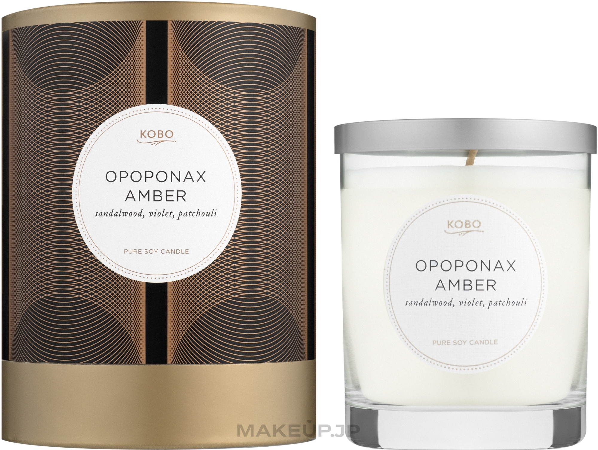 Kobo Opoponax Amber - Scented Candle — photo 312 g