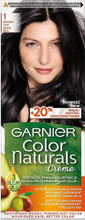 Long-Lasting 3 Oils Hair Cream Color - Garnier Color Naturals — photo N1