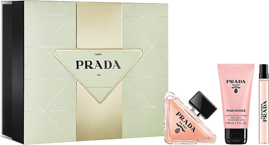 Prada Paradoxe - Set (edp/90ml + b/lot/50ml + edp/mini/10ml) — photo N1