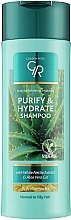 Fragrances, Perfumes, Cosmetics Shampoo for Normal and Greasy Hair - Golden Purify & Hydrate Shampoo