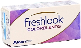 Color Contact Lenses, 2pcs, green - Alcon FreshLook Colorblends — photo N3
