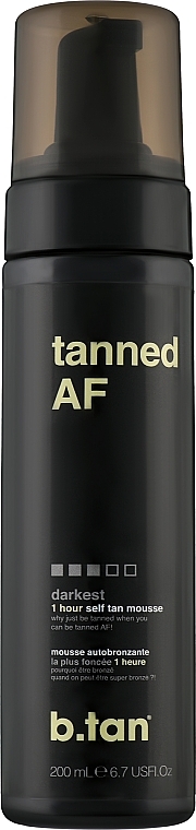 Self Tan Mousse "Tanned Af" - B.tan Self Tan Mousse — photo N1