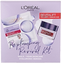 Fragrances, Perfumes, Cosmetics Set - L'Oreal Paris Replumping Revival Kit (f/cream/50ml + f/mask/35g)