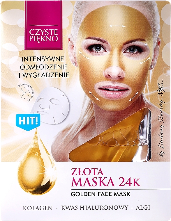 Gold Face Mask - Czyste Piekno Gold Face Mask — photo N1