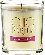 Fragrances, Perfumes, Cosmetics Scented Candle - Chic Parfum Lavanda E Tiglio Candle