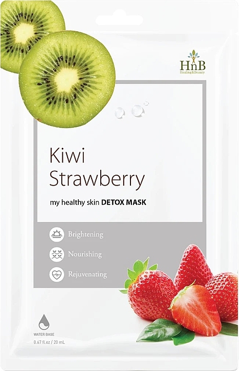 Kiwi-Strawberry Detox Face Mask - HnB My Healthy Skin Detox Mask Kiwi Strawberry — photo N1