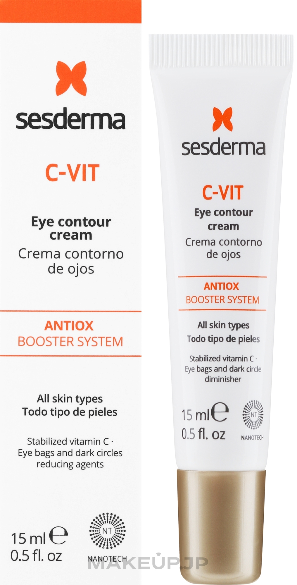 Eye Contour Cream - SesDerma Laboratories C-Vit Eye Contour Cream — photo 15 ml