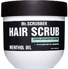 Scalp Scrub with Menthol Oil & Keratin - Mr.Scrubber Menthol Oil Hair Scrub — photo N1