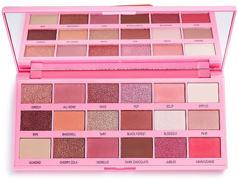 Eyeshadow Palette - I Heart Revolution Eyeshadow Chocolate Cherry Palette — photo N3