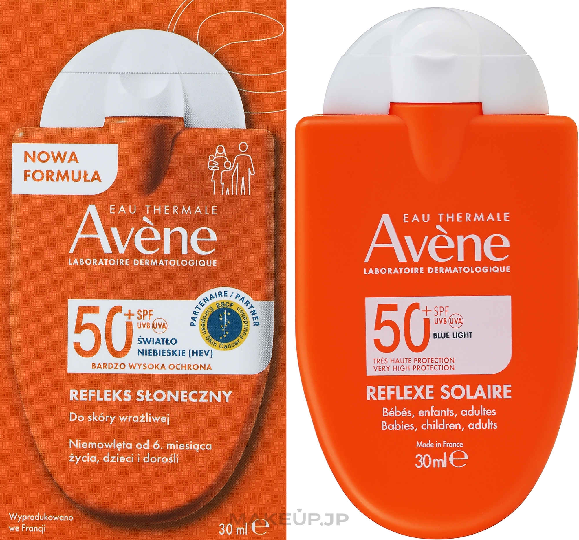 Thermal Water - Avene Protection Solaire Eau Thermale SPF 50+ — photo 30 ml