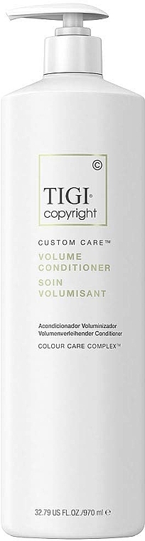 Volume Hair Conditioner - Tigi Copyright Custom Care Volume Conditioner — photo N2