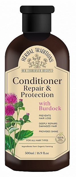 Repairing & Protective Burdock Conditioner - Herbal Traditions Repair & Protection Conditioner — photo N1