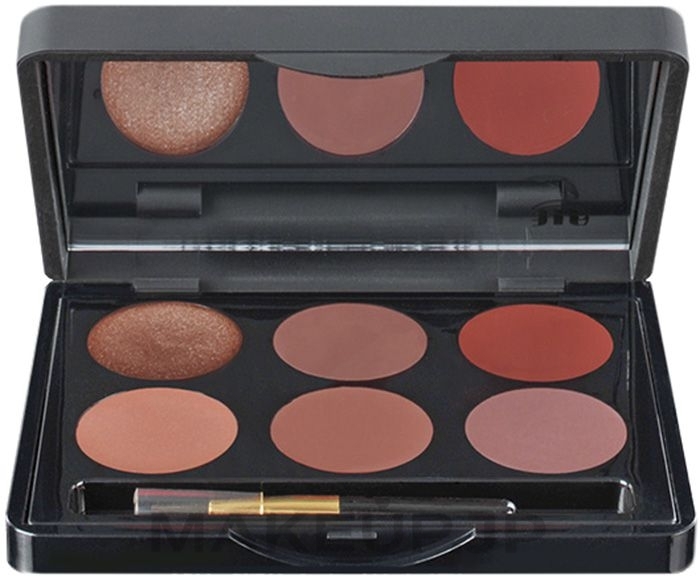Lipstick Palette, 6 shades - Make-Up Studio Lipcolour Box — photo Nude