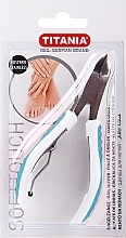 Fragrances, Perfumes, Cosmetics Nail Nipper, hardened, 10.5 cm, turquoise - Titania