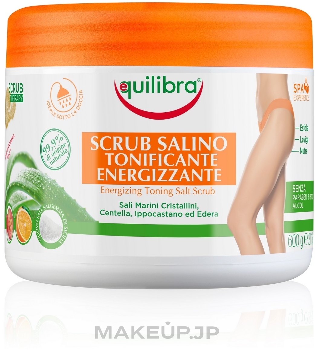 Body Scrub - Equilibra Energizing Toning Salt Scrub — photo 600 g