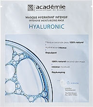 Fragrances, Perfumes, Cosmetics Hyaluronic Acid Intensive Moisturizing Mask - Academie Hydratant Intensif Masque