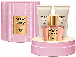 Fragrances, Perfumes, Cosmetics Acqua di Parma Rosa Nobile - Set (edc/100ml + sh/gel/75ml + b/cr/75ml)